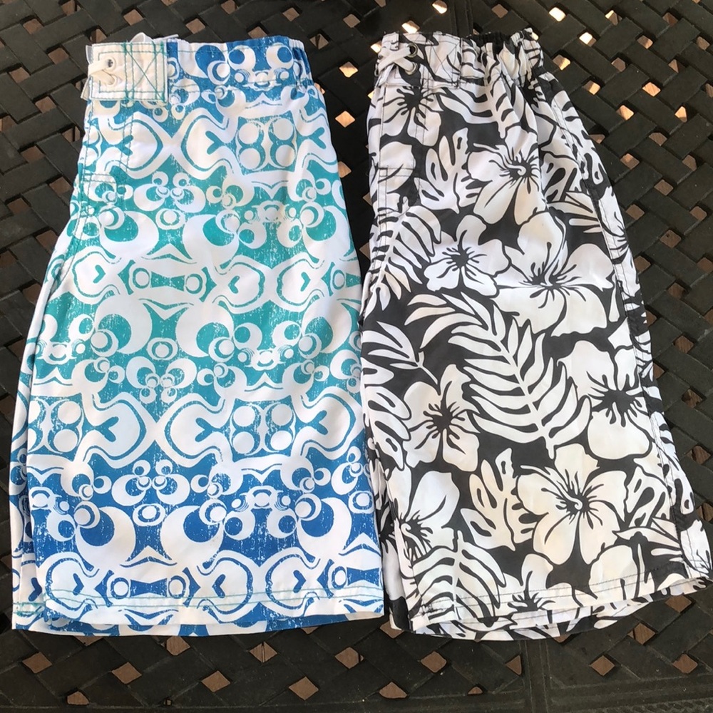 Mossimo Supply Co 2 suits, one L12/14, other L